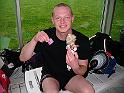 Mathieu et sa mascotte